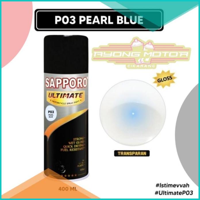 Sapporo Ultimate P03 Pearl Blue (Transparan) 16novz3 sparepart