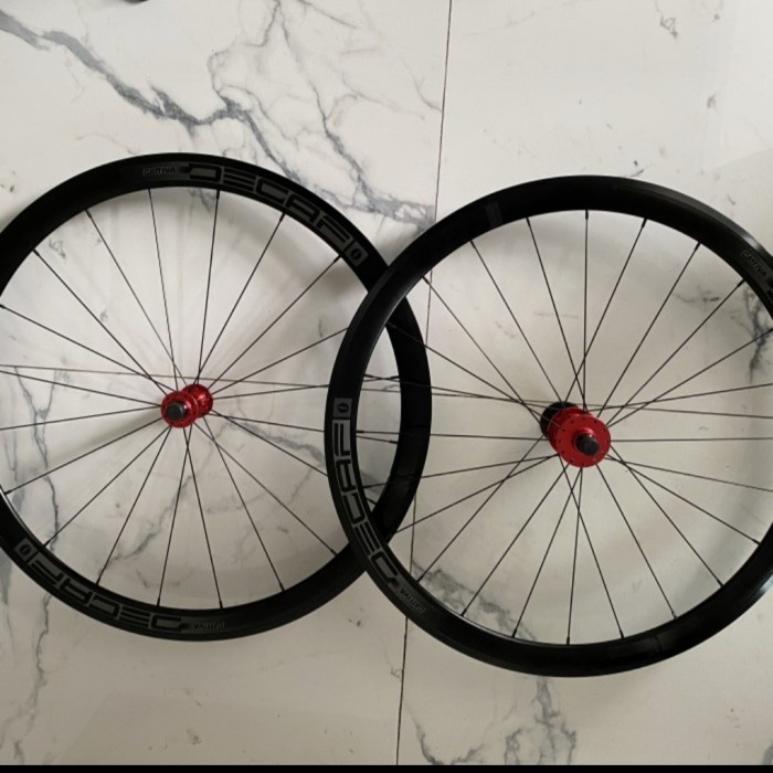 Wheel set whellset decaf cattiva 700c rim brake 40mm Hub XLR8
