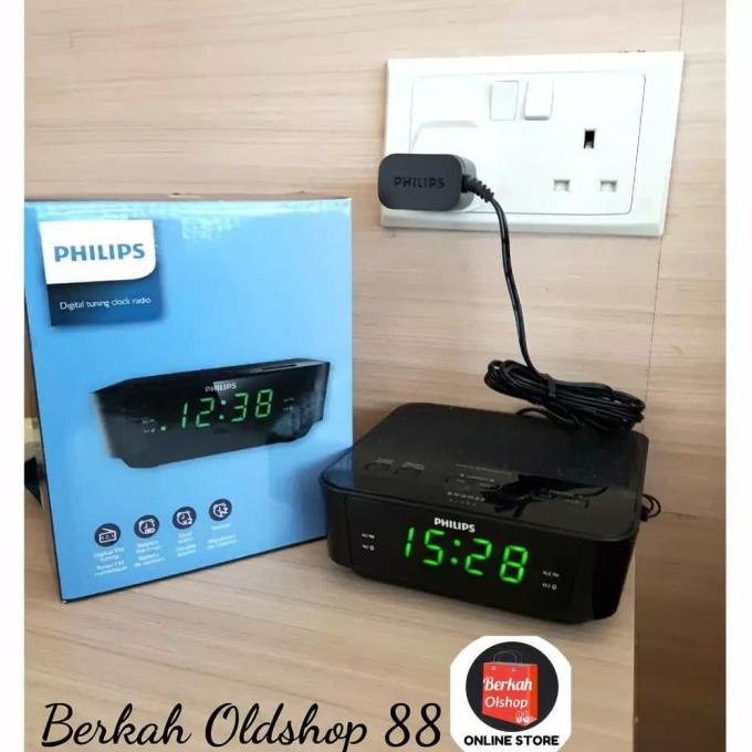 Philips Digital Tunning Alarm Clock AJ-3116 Fm Radio
