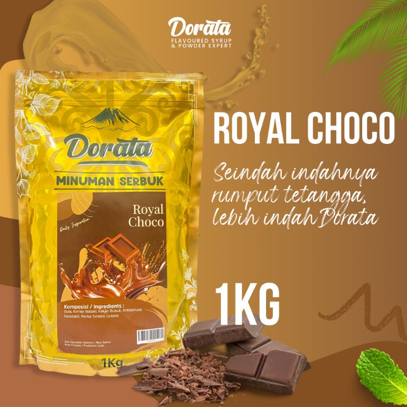

Dorata Powder Drink Royal Choco 1 Kg - Bubuk Minuman Rasa Royal Choco