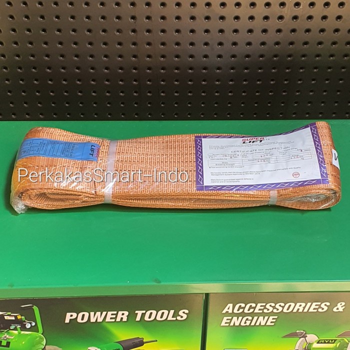 Promo Superlift Polyester Webbing Sling 6Ton X 3Meter/Tali Angkat Webing