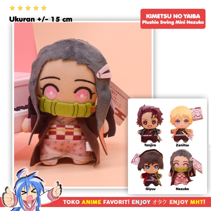 neka Anime Kimetsu no Yaiba Demon Slayer Mini Plushie Doll Tanjiro