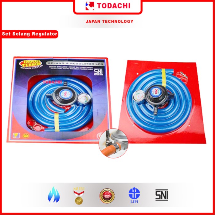 [Baru] Regulator Selang Set Coupler Todachi Diskon