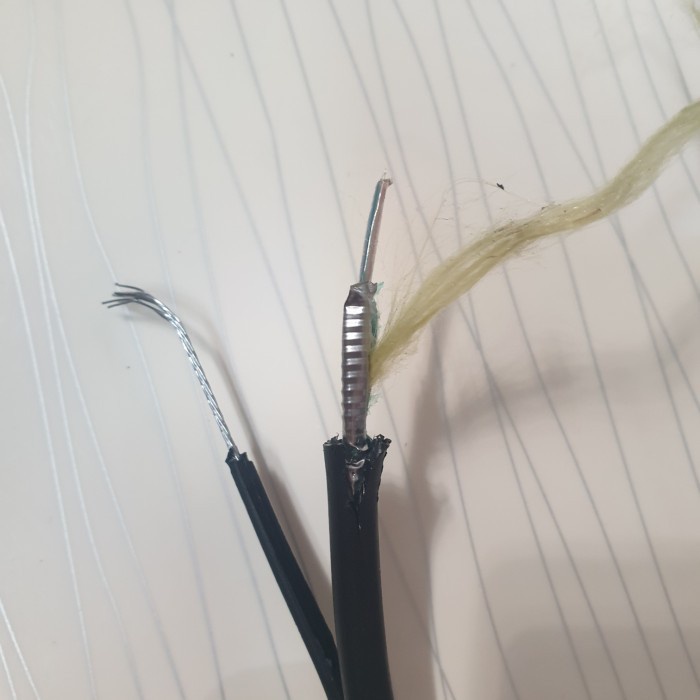 Promo Kabel Fo Ku Mini / Fig 8 Armour 6 / 8 / 12 Core Sm G 652 (Pe Tebal)