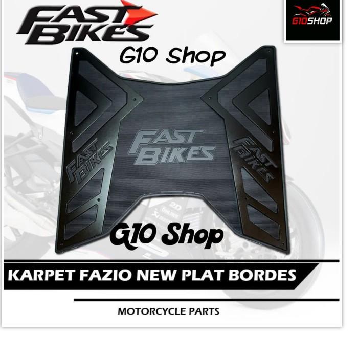 BORDES KARPET / PIJAKAN KAKI CNC FASTBIKES MOTOR YAMAHA FAZZIO