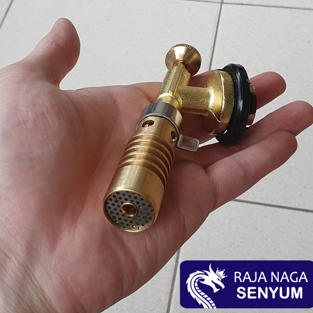 Blow Torch Gas Portable Las Kuningan Metal Baja Flame Gun Fire Torch Lebur Besi