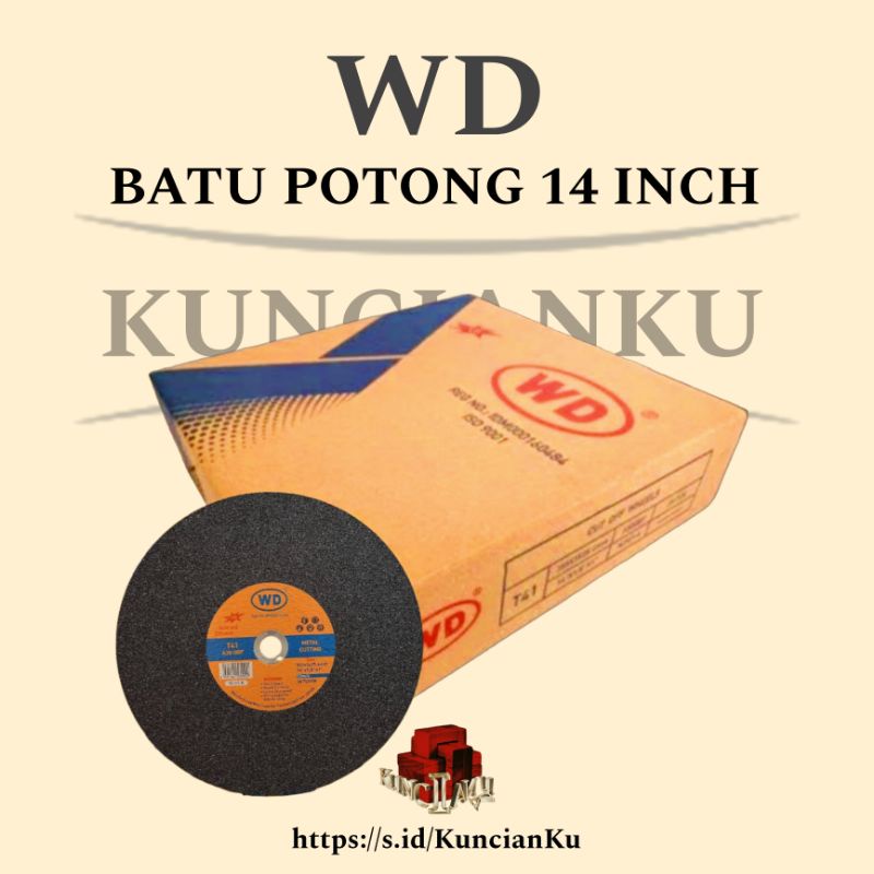 wd batu potong 14 inch / GH Batu potong 14 inch / cutoff 14 inch / batu wd 14 / mata gerinda 14 inch