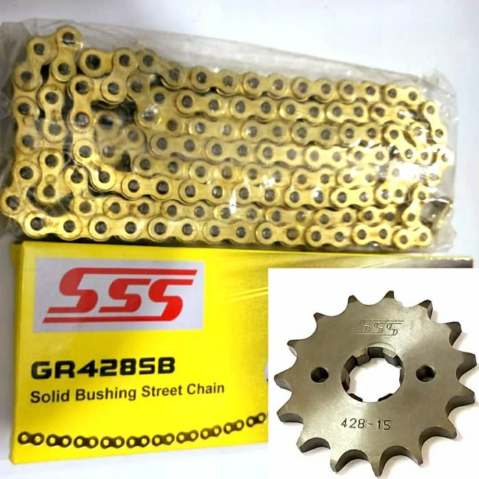 Gear Depan Dan Rantai Sss Cb 150 R / Cbr 150 R Terlarisss