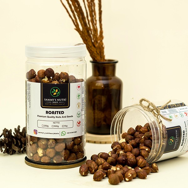 

Roasted Salted Hazel Nut 250G (Kacang Hazel Panggang Asin Ringan)