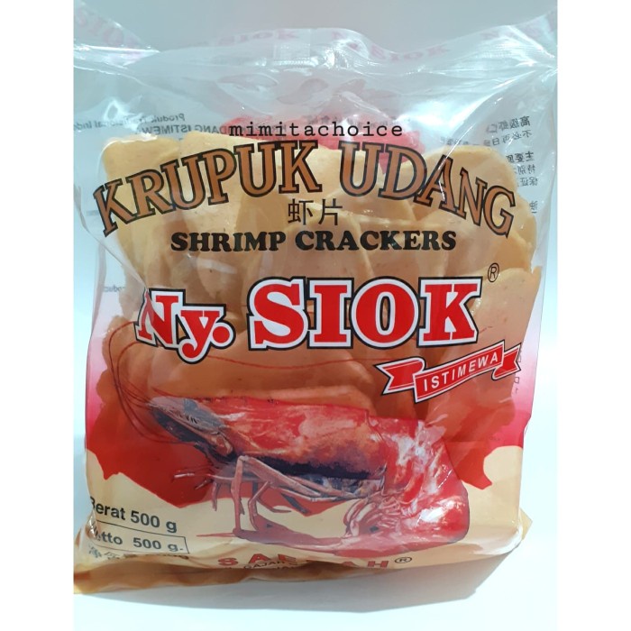 

Kerupuk - Ny.Siok Kerupuk Udang 500Gram