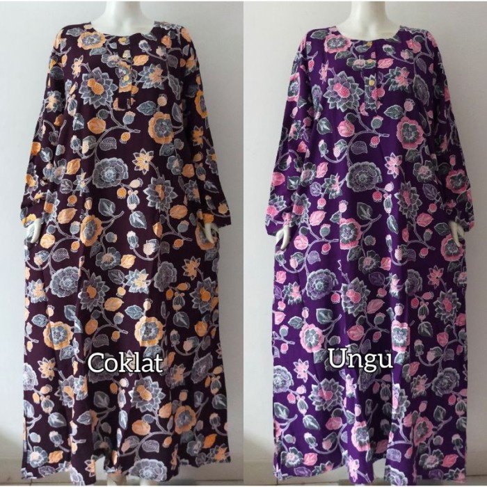 Abaya Super Jumbo Kencana Ungu