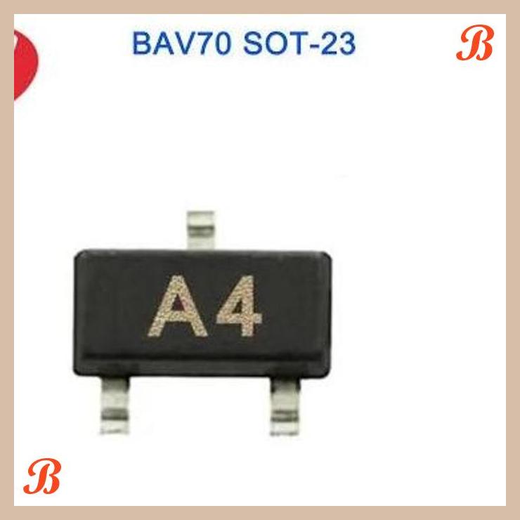 | ES | BAV70 A4 SOT-23 DIODA 215MA 85V SMD DUAL SWITCHING DIODE BAV70LT1G