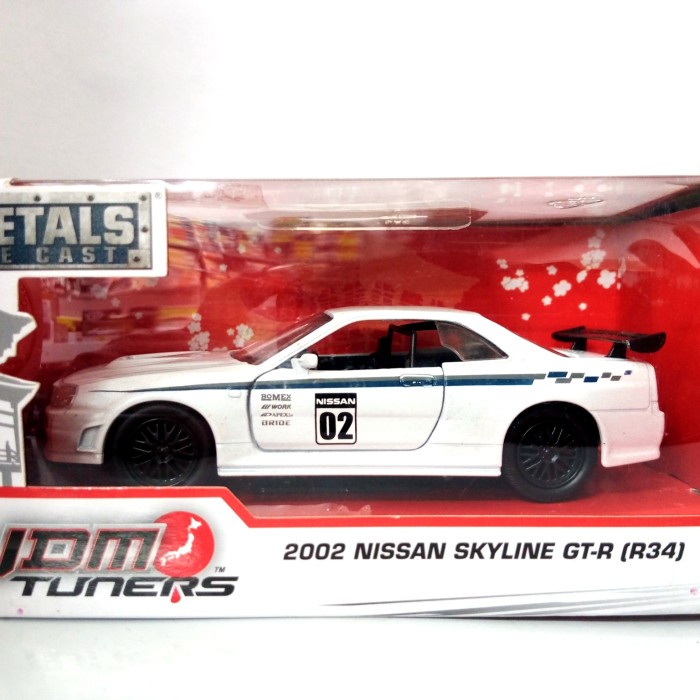 Jada Jdm Tuners 1:32 Nissan skyline GT-R R34 no.02