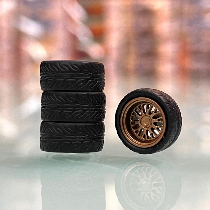 [BAGUS] BAN KARET VELG HOTWHEELS DIECAST DAPAT AXLE AS SELONGSONG (1)