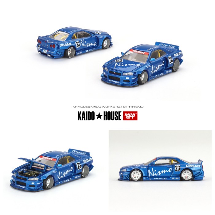 Mini GT MiniGT Kaido Works Nissan Skyline GTR R34 Nismo V3 KHMG055