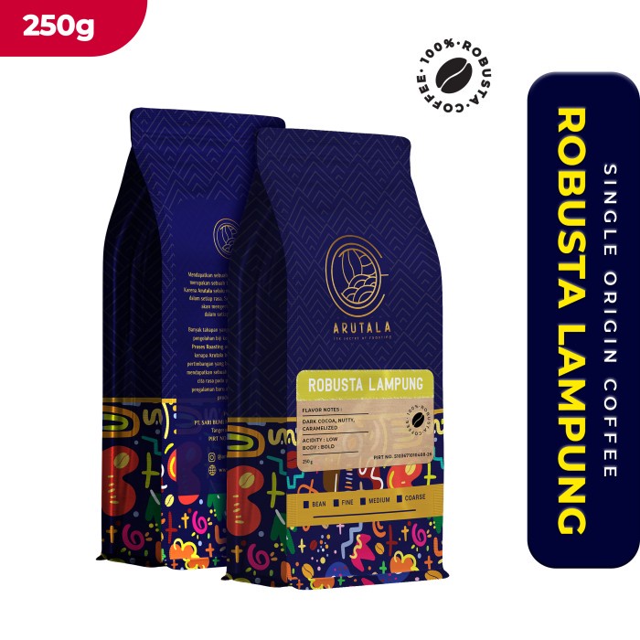 

Arutala Kopi Lampung Robusta Coffee 250 Gram