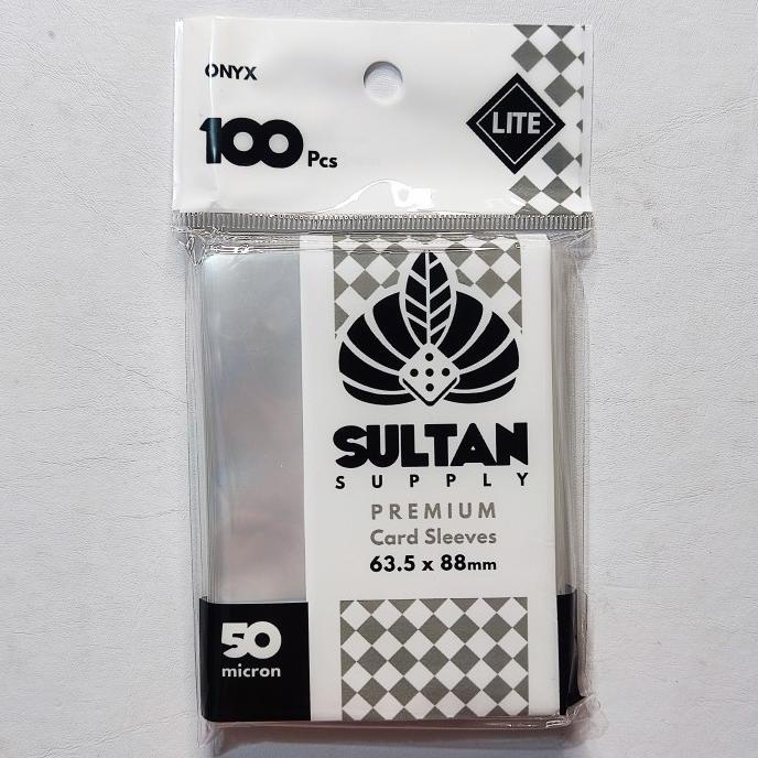 

SULTAN ONYX Premium Card Sleeves LITE 50 Micron Kartu Pokemon TCG