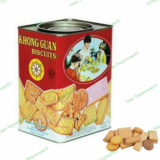 

Biskuit Wafer - Biskuit Khong Guan 1600Gr Kue Kaleng Wafer In Stock