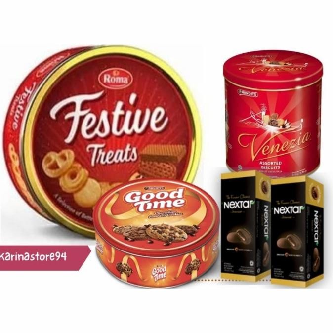 

Biskuit Wafer - Jual Parcel Lebaran Biskuit Wafer Kalengan / 3 Kaleng Biskuit 2 Nextar