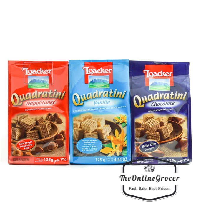 

Biskuit Wafer - Loacker Quadratini Wafer Cookies 125Gr Biskuit Wafer Loacker