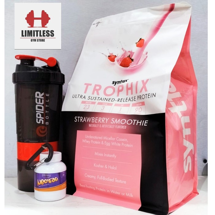 SYNTRAX TROPHIX PROTEIN 5 LBS WHEY CASEIN BLEND 5LB BPOM