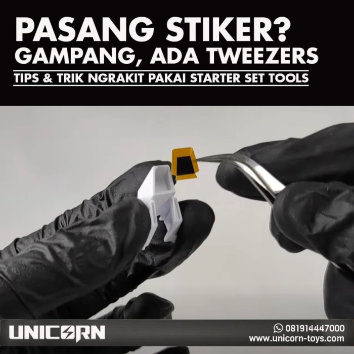 Starter Tool Set B Alat Merakit Gundam Tools Box Kotak Rakit Model Kit