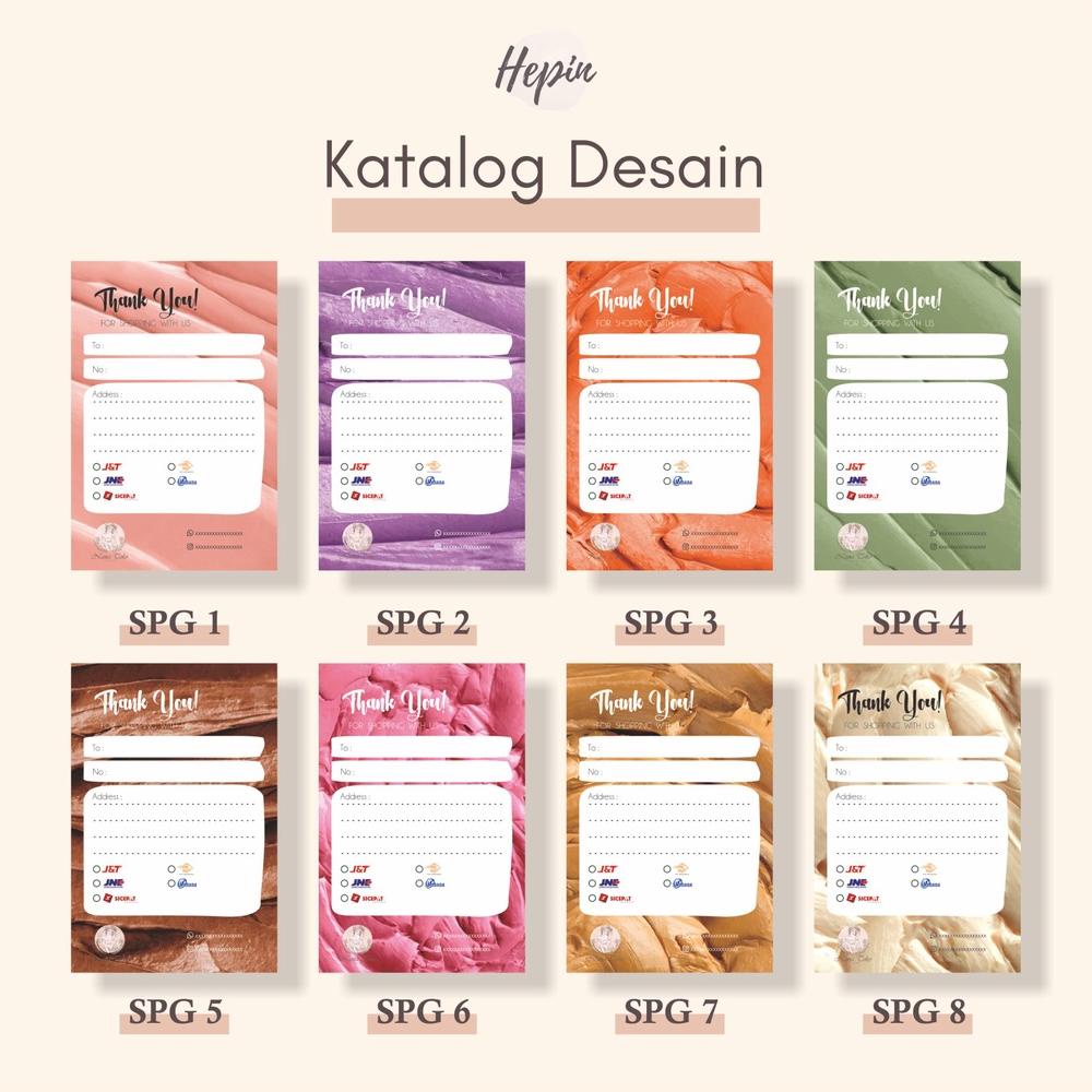 label pengiriman murah/stiker pengiriman edisi GELATO/bisa custom/stiker paket/label alamat