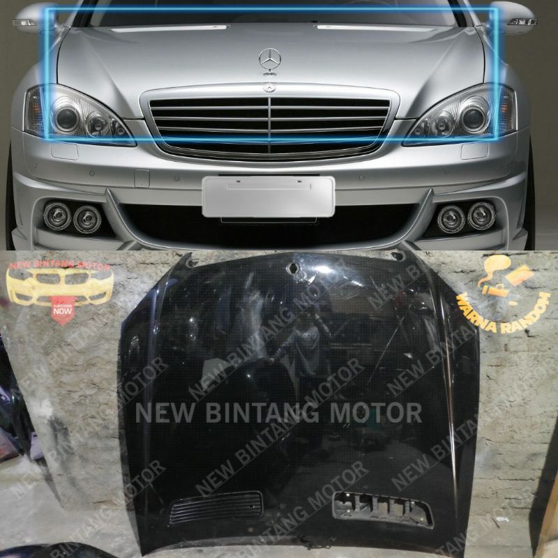 Kap mesin kap motor mercedes S Class W221 2009 2012 original