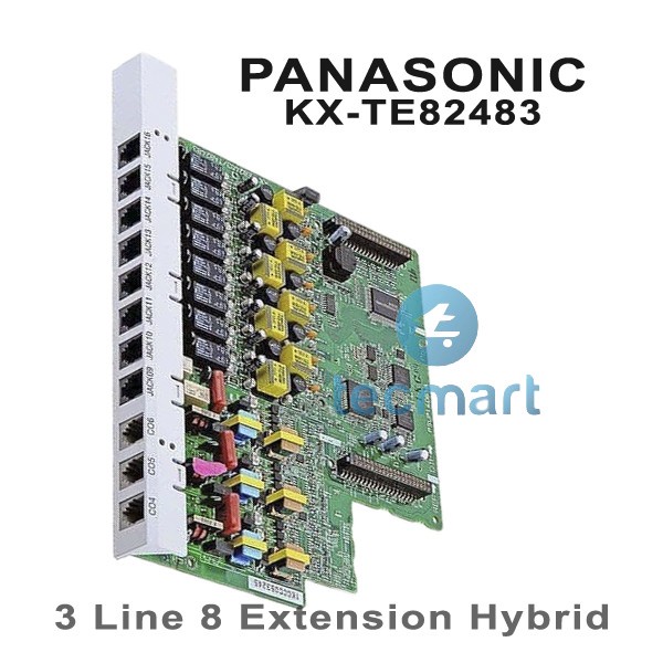 CARD PABX PANASONIC KX-TE82483 EXPANSION PABX 3 LINE 8 EXTENSION NEW