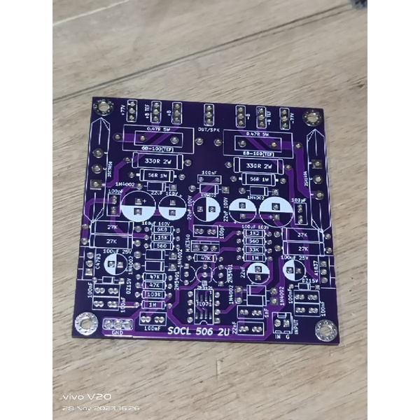 pcb SOCL 506 2u dobel layer fiber fr4