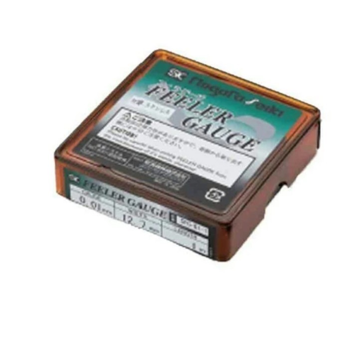 [New] Niigata Seiki Feeler Gauge 0.01 X 1M Sfg-01-1 007251 Diskon