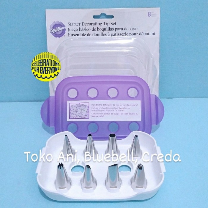 

✅Original Wilton Starter Decorating Tip Set-9Pcs Limited
