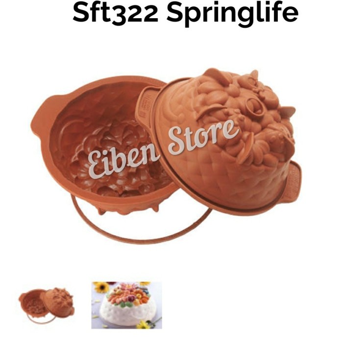 

✅Original Silikomart Springlife- O 20Cm H 9Cm Silicome Baking Freezing Mold Berkualitas