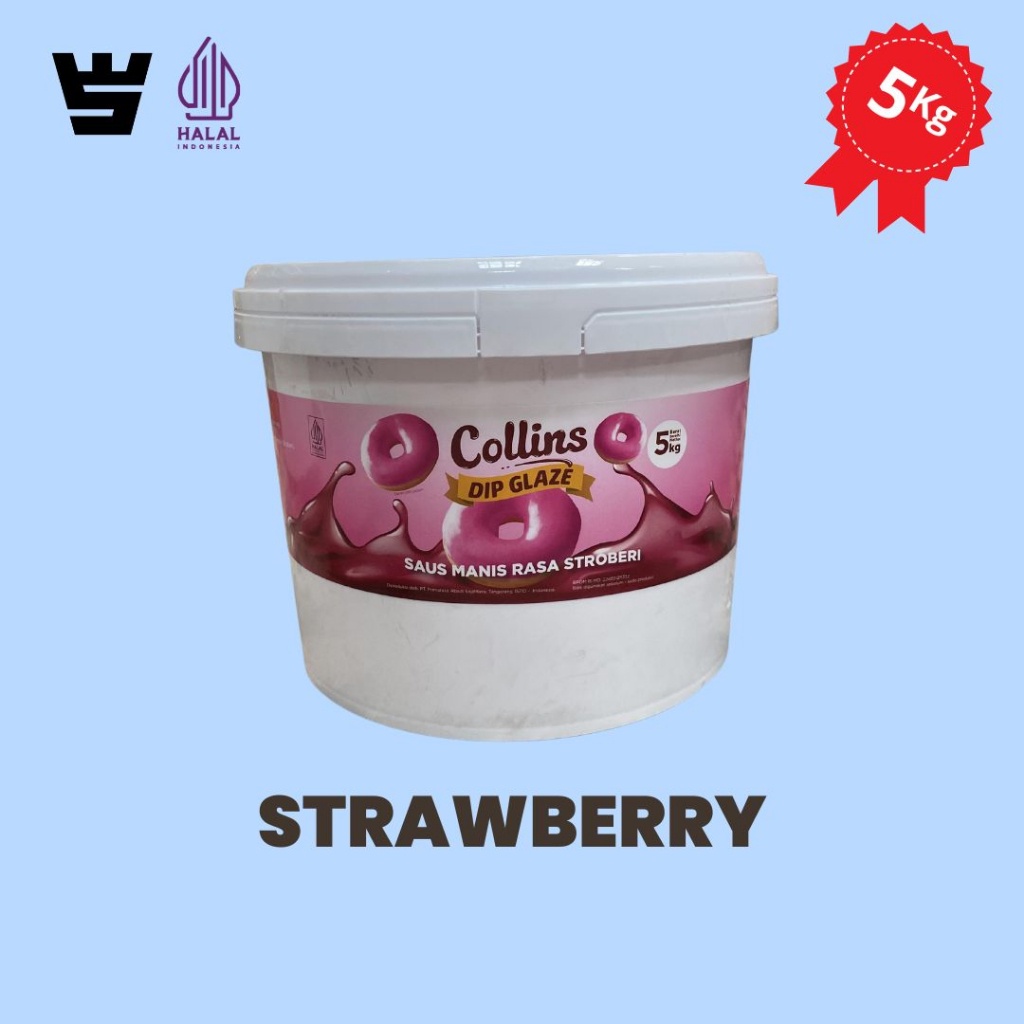 

Collins Dip Glaze 5 Kg Selai Coklat Rasa Choco / Greentea / Taro / Strawberry / Cappuccino / Tirasu