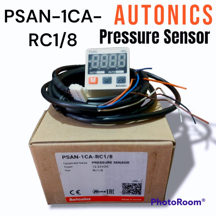 ✅Sale Autonics Preasure Sensor Psan-1Ca-Rc1/8 Autonic Deteksi Tekanan Gas Berkualitas