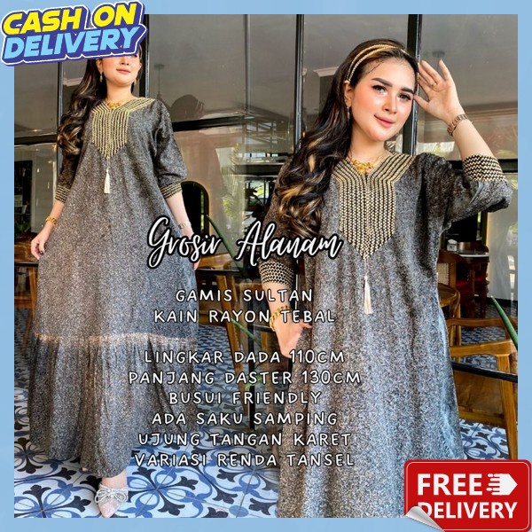 Pakaian Gamis Gaun Lebaran Ghamess Estetik Terbaru Games Elegan Cewek Kekinian Games Remaja Dwasa Bj