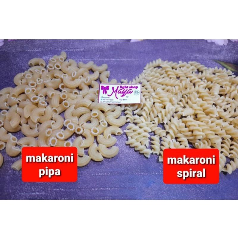 

Makaroni 100gr spageti spagetty instant mentah macaroni pipa spiral pasta