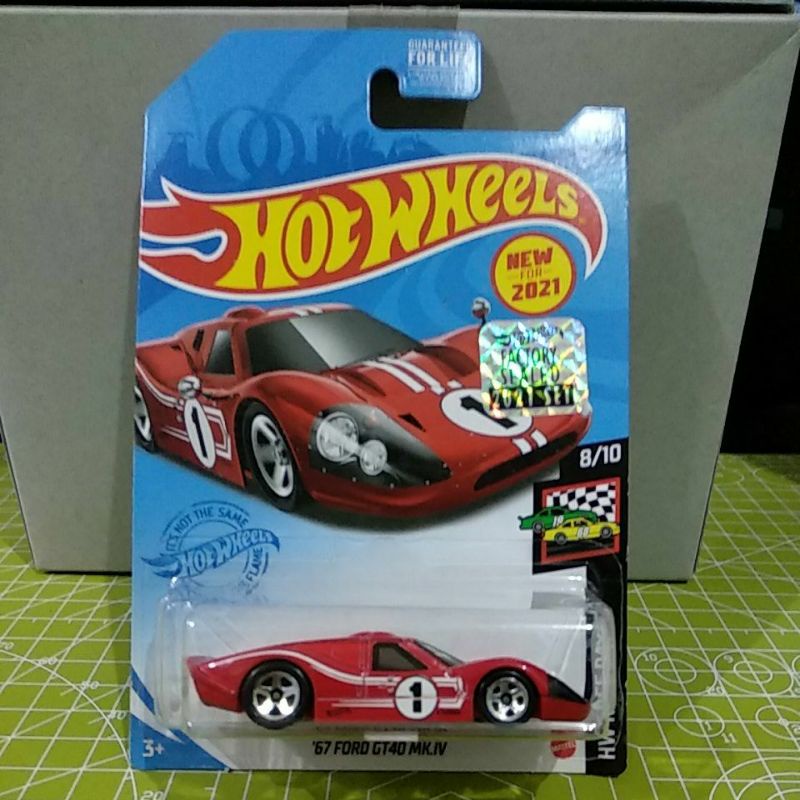 Hot Wheels 67 Ford GT40 MK.IV HW Race Day Factory Sealed Red Merah