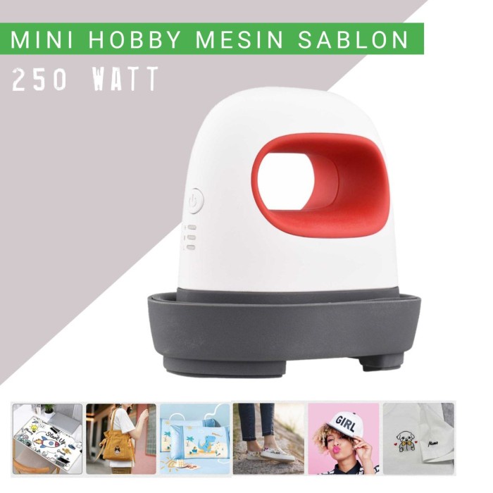Promo Mesin Sablon Kaos Logo Topi Tas Sepatu - Heat Press Mini Hobby