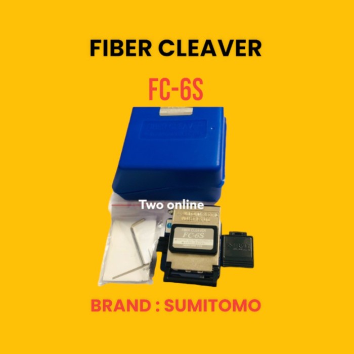 

[COD] Fiber Cleaver Sumitomo Fc 6S Storage Box With Blue Box Berkualitas