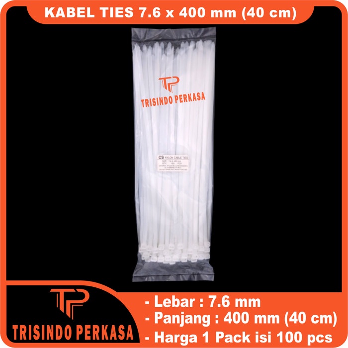 

Terbaru Kabel Ties Cable Tie 7.6 X 400Mm (40Cm) Promo Terlaris