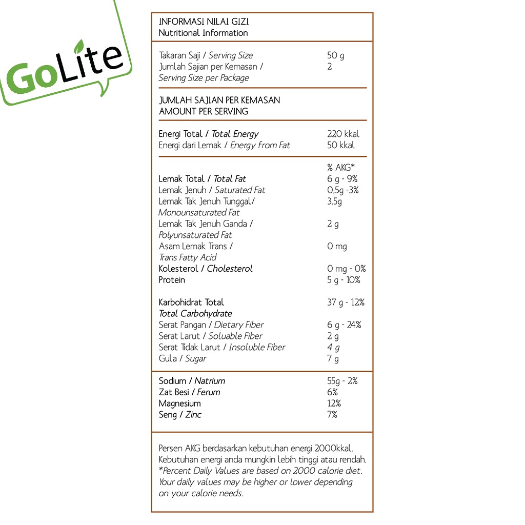

Granola Golite Double X 300Gr (Dark Choco Hazelnut&Crunchy Nutty Fruity Toasted Muesli)