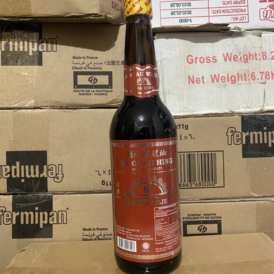 

Nyak Wijen Oh Guan Hing 600 Ml Halal Sesame Oil Ter Grosir Reseller