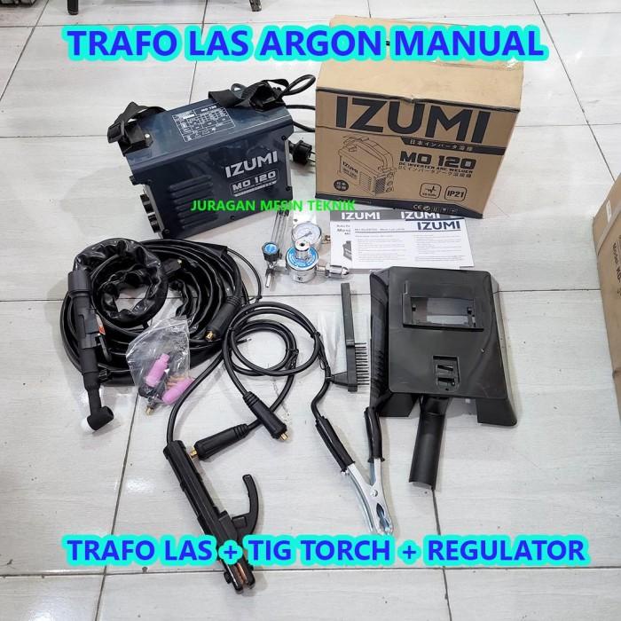 Izumi Paket Las Argon Manual + Tig Torch Manual + Regulator Argon
