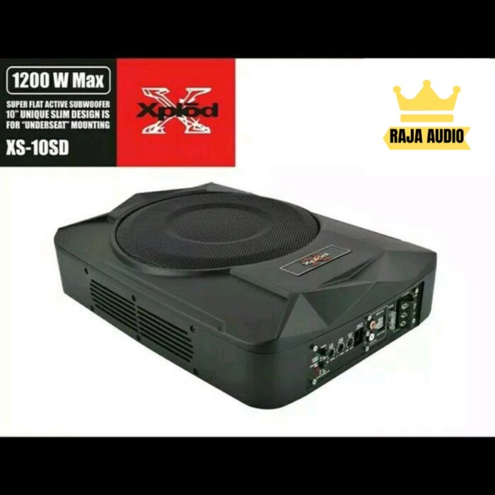 [Baru] Subwoofer Kolong Xplod Ks-10Sd 10 Inch Mobil Terbaru