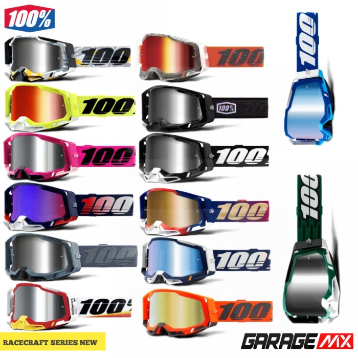 Promo Goggle 100 Percent Racecraft 2 New.Goggle 100 Persent Racecraft.Goggle