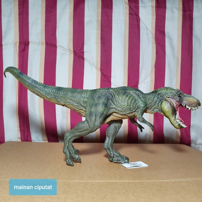 Figure Dinosaurus Walking T Rex Tyrannosaurus 30Cm Pvc Hard Rubber