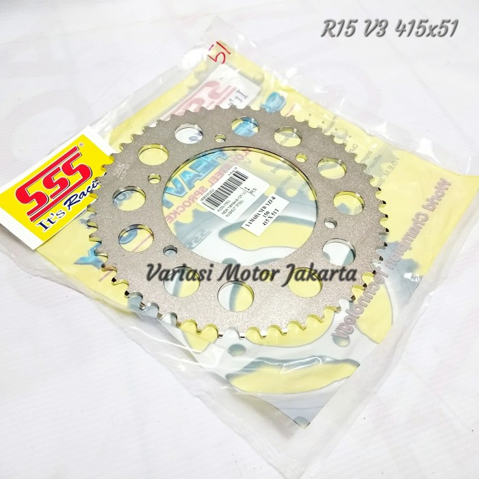 Gear Belakang Sss R15 V3 Led 415 51 52