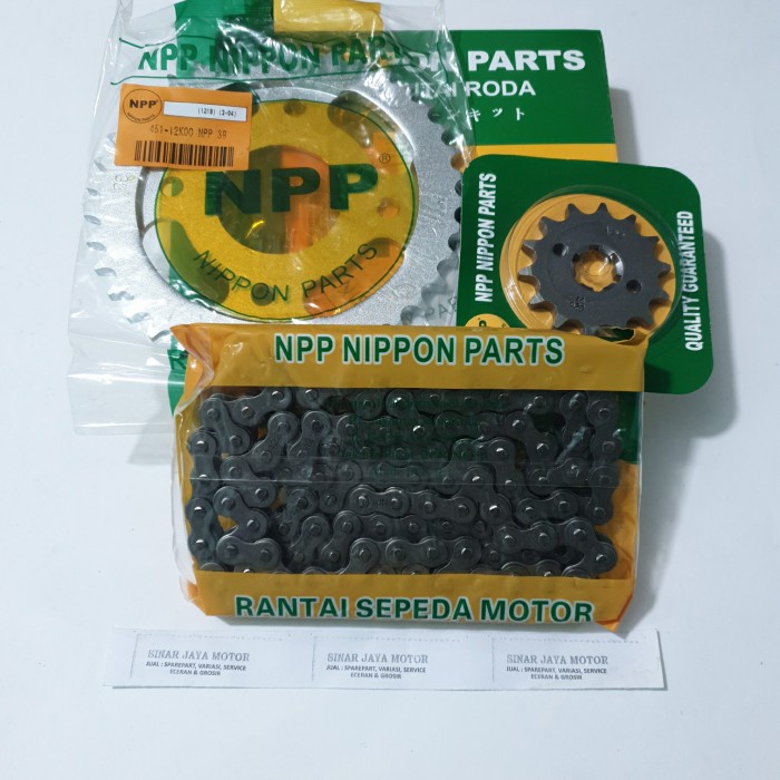 Gear Set Rantai S Fu 2016 F1 Npp 428-116 38T 14T