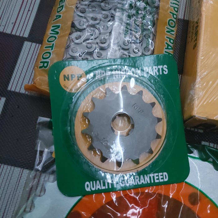 Girset Gearset Gir Gear Set Rantai Depan Belakang Klx 150 L